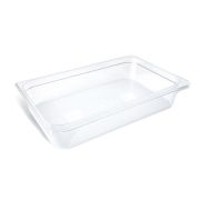 Гастроемкости поликарбонат (Китай) Гастроемкость 1/1 h=100 мм. 530*325 мм. 13,3 л. поликарб. прозрач. /1/12/