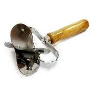 Ножи (Китай) Нож для теста 10*17 см. нерж,  ручка дерево /1/250/ АКЦИЯ