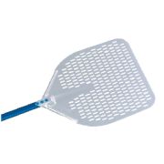 GI.METAL (Италия) Лопата для пиццы прямоуг. перфорир. 36*36 см. l=60 см. алюм. Azzurra Gimetal /1/