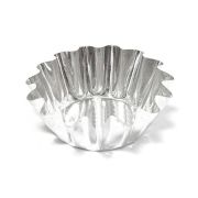 Нерж (Россия) Форма для кекса №3 75 мл d=80 мм. h=25 мм. нерж. /1/10/ 200/