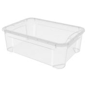 Пластик (Россия) Контейнер для продуктов прямоуг. 31 л. 55,5*39*19 см. п/п Кристалл /1/6/ (433247101)