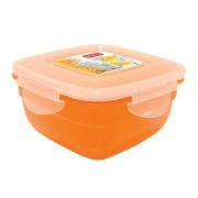 Пластик (Россия) Контейнер для продуктов квадр.   0,6 л. 13*13*7 см. герметичный п/п цвет в ассорт. SAFE-FOOD /1/30/