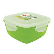 Пластик (Россия) Контейнер для продуктов квадр.  1,0 л. 16*16*8 см. п/п цвет в ассорт. SAFE-FOOD (431157312) /1/28/