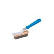 GI.METAL (Италия) Щетка для гриля  27 см. 17*4 см. со стальной щетиной h=2 см., ручка пластик Gimetal (AC-SPGT) /1/6/