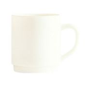 ARC (Франция) Кружка 290 мл. белая d=80 мм. h=90 мм. штабелир. Ресторан /6/36/1080/