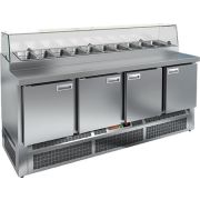 СТОЛ ДЛЯ ПИЦЦЫ HICOLD PZE2-1111/GN (1/6) СТЕКЛО