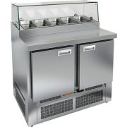 СТОЛ ДЛЯ ПИЦЦЫ HICOLD PZE2-11GN (1/6) СТЕКЛО