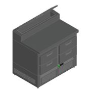 СТОЛ ДЛЯ ПИЦЦЫ HICOLD PZE2-22GN (1/6)