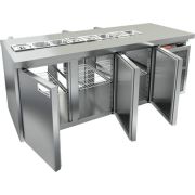 СТОЛ ДЛЯ САЛАТОВ HICOLD SL2T-111/GN (1/6) БЕЗ КРЫШКИ
