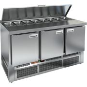 СТОЛ ДЛЯ САЛАТОВ HICOLD SLE1-111GN С КРЫШК.