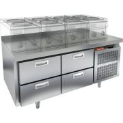 СТОЛ С МОРОЗ.ШКАФОМ HICOLD GN22/BT LT