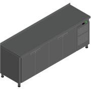 СТОЛ С ОХЛАЖД.ШКАФОМ HICOLD GN 1111 BR3 TN