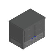 СТОЛ С ОХЛАЖД.ШКАФОМ HICOLD GNE22/TN О