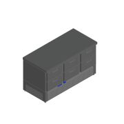 СТОЛ С ОХЛАЖД.ШКАФОМ HICOLD GNE222/TN O
