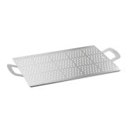 GI.METAL (Италия) Поднос для римской пиццы 40*60 см. перфорир. алюмин. Gimetal /1/ АКЦИЯ