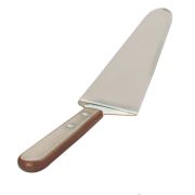 MGsteel Лопатка 26 см. изогнутая раб. часть 12,5*6 см. нерж. с дерев. ручкой MGsteel /1/144/ АКЦИЯ