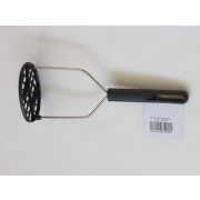 Пластик (Китай) Картофелемялка 250 мм. 95*70 мм. нерж. с пластик. ручкой /1/144/