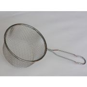 Нерж (Китай) Сито d=230 мм. нерж. размер ячейки 8*8 мм. с ручкой /1/48/