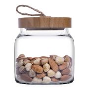 Pasabahce (Россия) Банка для сыпучих прод.  575 мл. с дерев. крышкой Вуди /1/6/504/