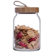 Pasabahce (Россия) Банка для сыпучих прод.  860 мл. с дерев. крышкой Вуди /1/6/360/