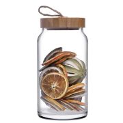 Pasabahce (Россия) Банка для сыпучих прод. 1130 мл. с дерев. крышкой Вуди /1/6/288/