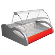 ВИТРИНА ХОЛОДИЛЬНАЯ A87 SM 1,0-1 (ВХС-1,0 Арго) 0011-3020 (БОК СЕР., ДЕКОР КРАСН.)