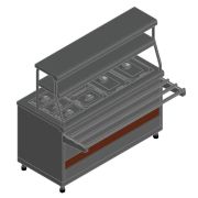 ПРИЛАВОК Д/2 БЛЮД АСТА ЭМК-70КМ-01 КАШИР. 210001802785