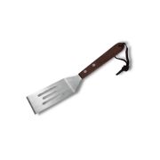 MGsteel Лопатка 20,5 см. изогнутая раб.часть 8*4 см. нерж. перфорир. с дерев. ручкой MGsteel /1/6/