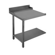 СТОЛ ДЛЯ ПОСУДЫ 800 ММ ЛЕВЫЙ APACH CHEF LINE L70232