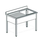 ВАННА МОЕЧНАЯ APACH CHEF LINE LS116-54LW