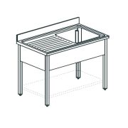 ВАННА МОЕЧНАЯ APACH CHEF LINE LS116-54LWSH