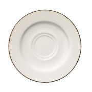 Bonna (Турция) Блюдце d=160 мм. Ретро коричневый край (чашка 69212, 69213) Bonna /1/6/1848/