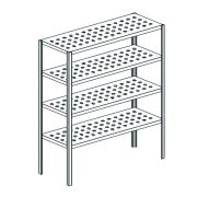 СТЕЛЛАЖ ПЕРФОРИРОВАННЫЙ APACH CHEF LINE LSTP20-164