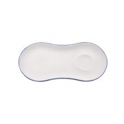 Bonna (Турция) Блюдце 250*120 мм. для завтрака Ретро синий край (чашка 70299,69205), форма Гурмэ Bonna /1/12/1248/