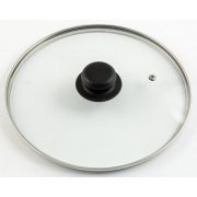 Россия Крышка d=20 см. стекл. с ручкой метал/обод низ. /1/28/
