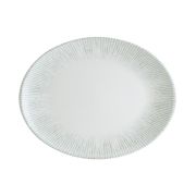 Bonna (Турция) Блюдо овальное 360*280 мм. Ирис Серый, форма Мув Bonna /1/6/348/