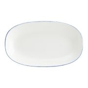Bonna (Турция) Блюдо овальное 150*85 мм. Ретро синий край, форма Гурмэ Bonna /1/12/3168/