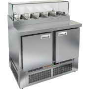 СТОЛ ДЛЯ ПИЦЦЫ HICOLD PZE1-11/GN (1/3H) СО СТЕКЛОМ