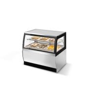 ВИТРИНА КОНДИТЕРСКАЯ VETE 90 C БЕЛЫЙ ГЛЯНЕЦ/ШЛИФОВАННАЯ НЕРЖАВЕЙКА