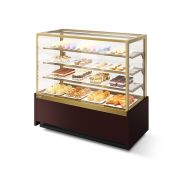 ВИТРИНА КОНДИТЕРСКАЯ VETE KUB 130  ШОКОЛАД/ЗОЛОТОЙ ГЛЯНЕЦ