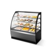ВИТРИНА КОНДИТЕРСКАЯ VETE LUX 130 СЕРЫЙ МАТОВЫЙ/ШЛИФОВАННАЯ НЕРЖАВЕЙКА