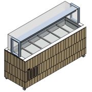 СТОЛ ШВЕД.ПАРОВ.ОСТРОВ. ENOFRIGO DOGE ISOLA BM 2000 ВЕНГЕ