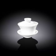 Wilmax (Англия) Кружка 120 мл. d=85 мм. h=50 мм. для заваривания чая, без ручки, с крышкой и блюдцем Wilmax /1/3/36/