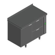 СТОЛ С ОХЛАЖД.ШКАФОМ HICOLD SN 12/TN P БЕЗ АГРЕГАТА
