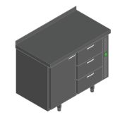СТОЛ С ОХЛАЖД.ШКАФОМ HICOLD SN 13/TN P БЕЗ АГРЕГАТА