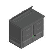 СТОЛ ДЛЯ САЛАТОВ HICOLD SLE2-22SN (1/6) C КРЫШК.