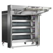 ПЕЧЬ ПОДОВАЯ С ПОДСТАВКОЙ БЕЗ НАПРАВЛЯЮЩИХ APACH BAKERY LINE E4LK3L DPBI-T+СИСТЕМА ПОСАДОЧНАЯ CIE4L