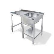 СТОЛ С ВАННОЙ ДЛЯ ФРОНТАЛЬНОЙ ПОСУДОМОЕЧНОЙ МАШИНЫ KAYMAN ДЛЯ П/М TATRA СПМФ-121/1207 ПРАВЫЙ