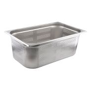 MGsteel Гастроемкость 1/1 h=200 мм. 530*325 мм. 27,8 л. нерж.перфорир. d=4 мм. MGsteel /1/6/