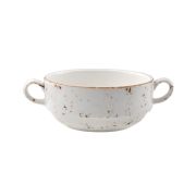 Bonna (Турция) Бульонница 350 мл. с ручками d=120 мм. Грейн, форма Банкет /1/12/